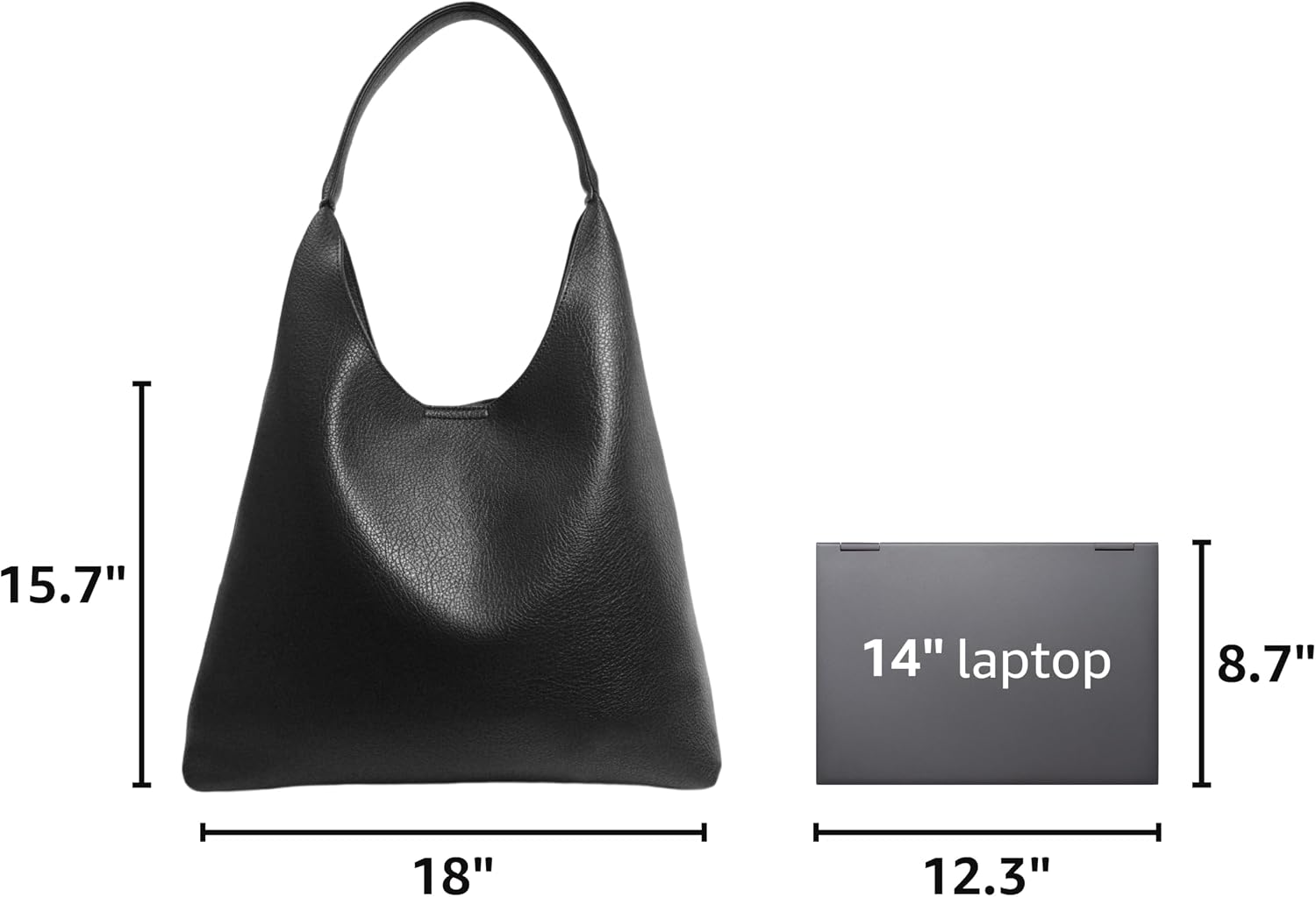 Soft Leather Shoulder Bag - Image 3