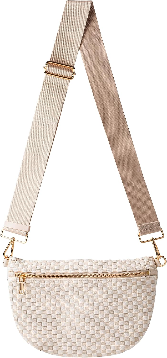 Woven Crossbody Sling Bag