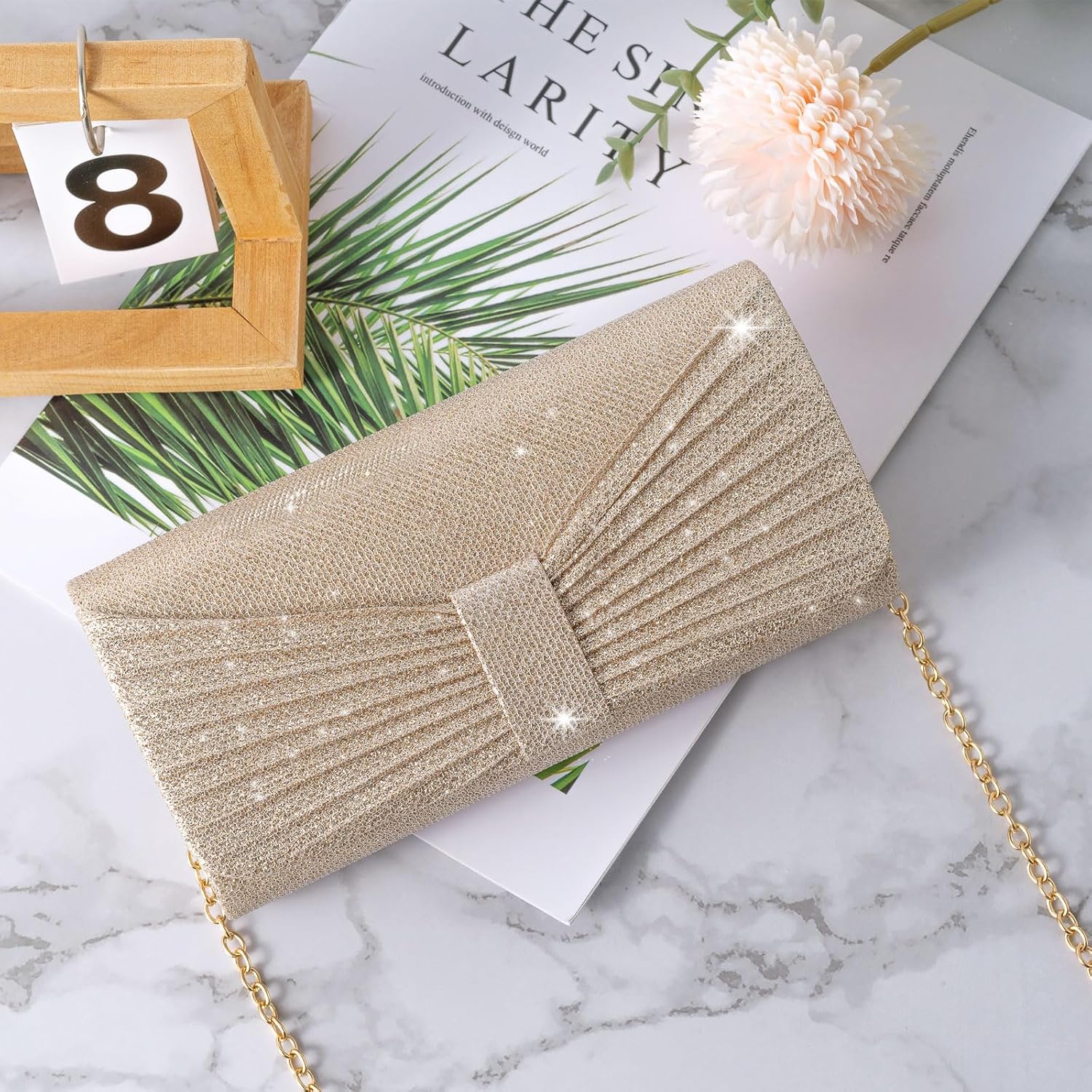Sparkling Evening Clutch Bag - Image 2