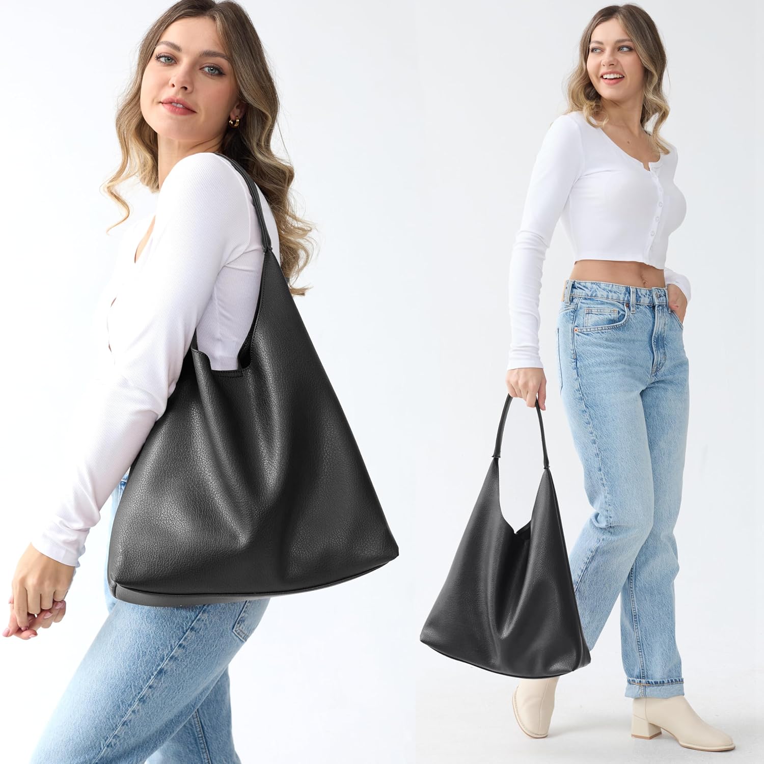 Soft Leather Shoulder Bag - Image 2